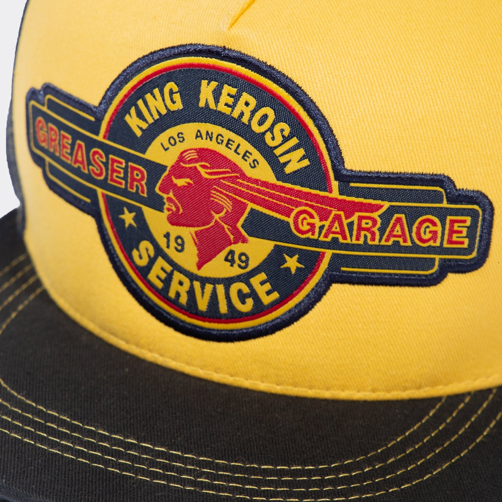 King Kerosin - Snapback Mesh Cap «Greaser Garage»