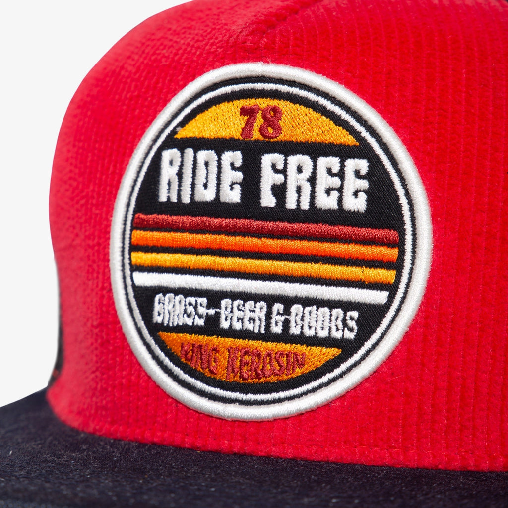 King Kerosin - Snapback Mesh Cap «Ride Free»