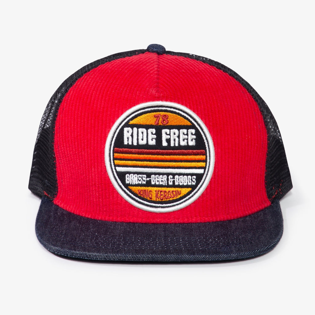 King Kerosin - Snapback Mesh Cap «Ride Free»