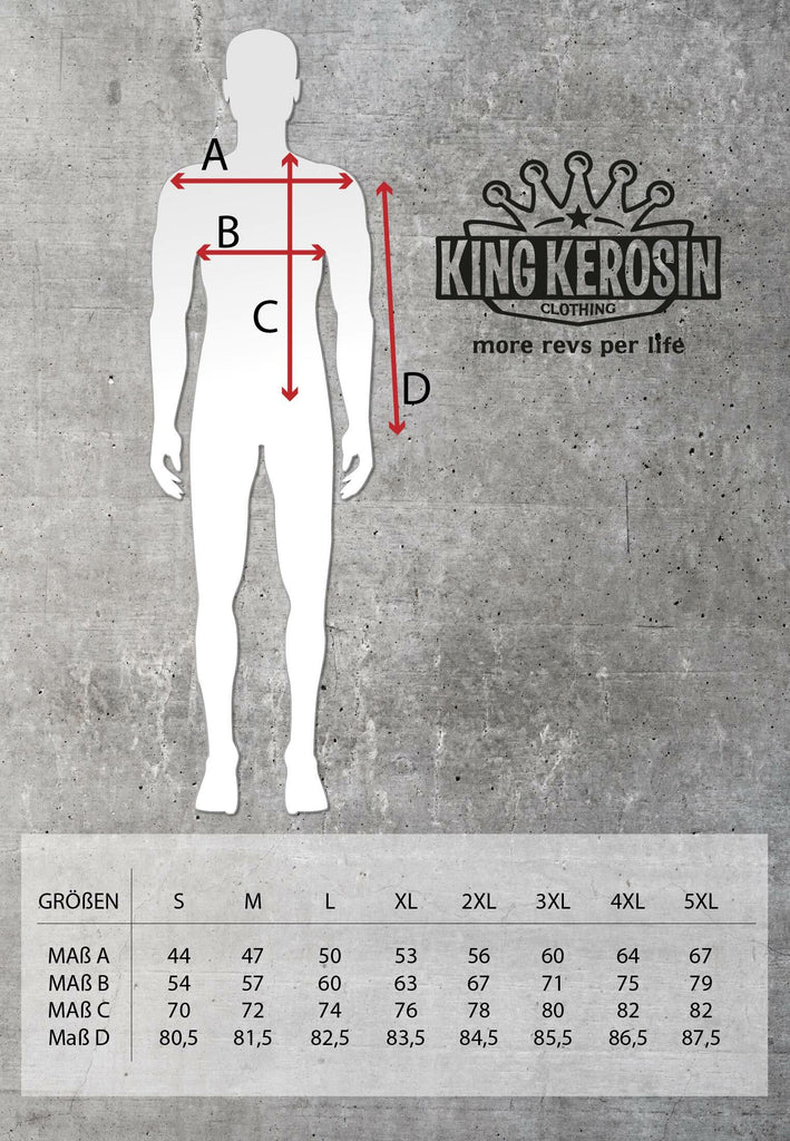 King Kerosin - Sweatjacke «Garage Built»