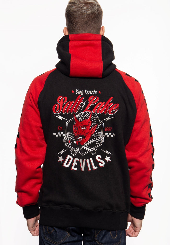 King Kerosin - Sweatjacke mit Kapuze «Salt Lake Devils»