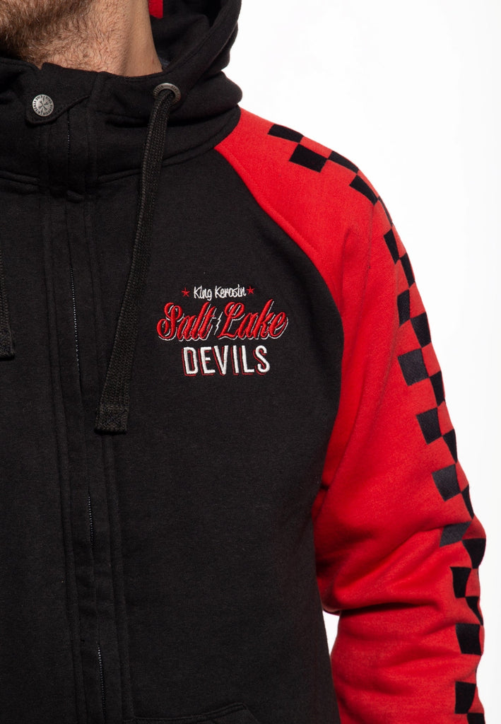 King Kerosin - Sweatjacke mit Kapuze «Salt Lake Devils»