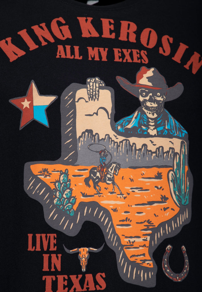 King Kerosin - T-Shirt «All My Exes Live In Texas»