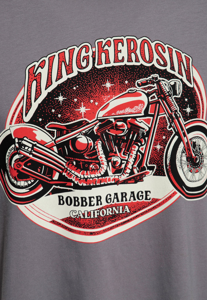 King Kerosin - T - Shirt «Bobber Garage»