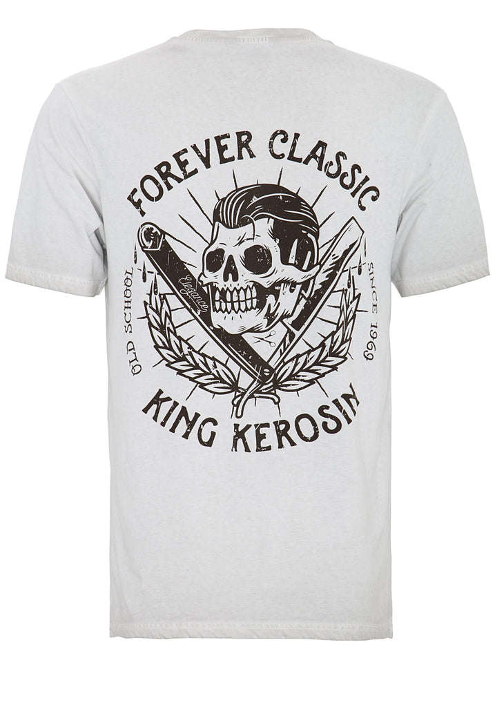 King Kerosin - T-Shirt mit auffallendem Rückendruck «Forever Classic»