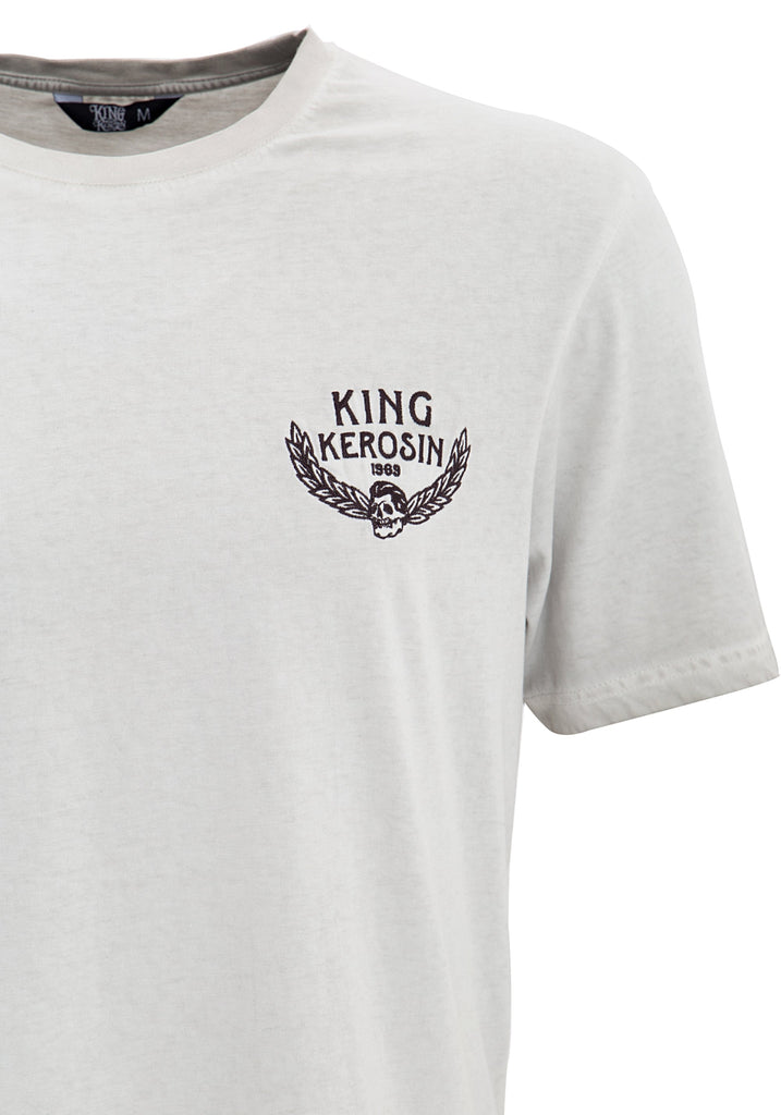 King Kerosin - T-Shirt mit auffallendem Rückendruck «Forever Classic»