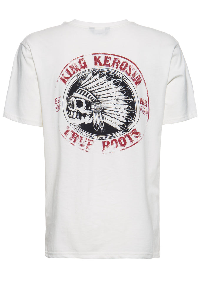 King Kerosin - T-Shirt mit Backprint «True Roots»