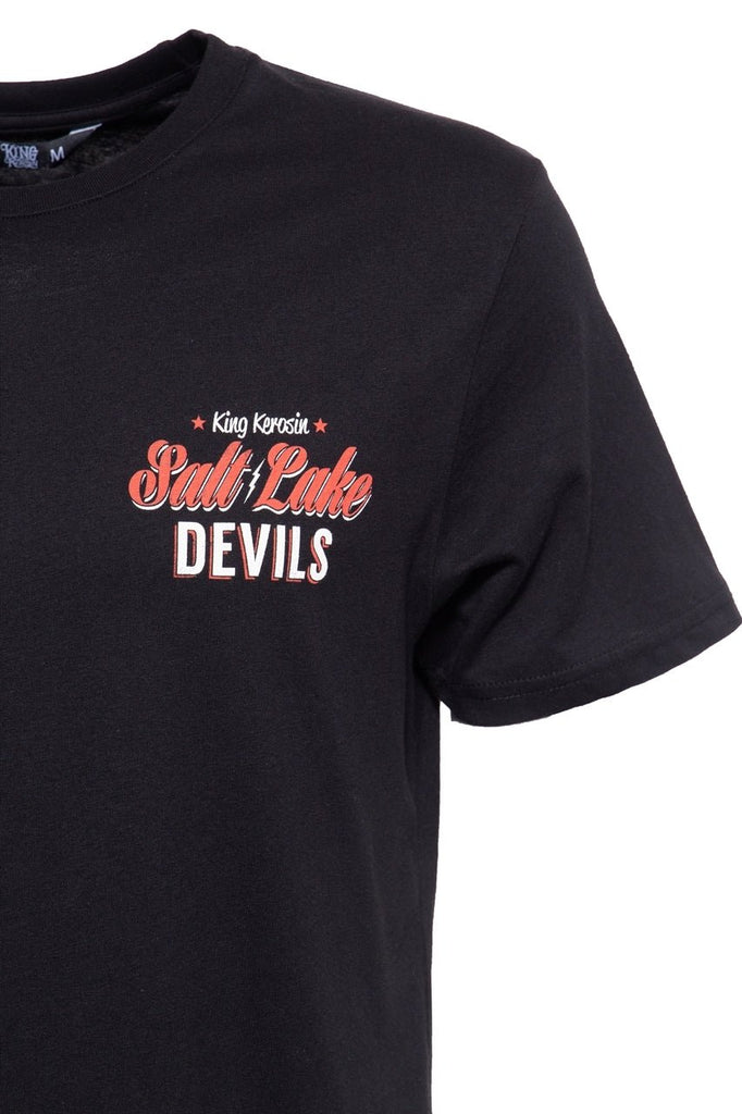 King Kerosin - T-Shirt mit coolem Backprint «Salt Lake Devils»