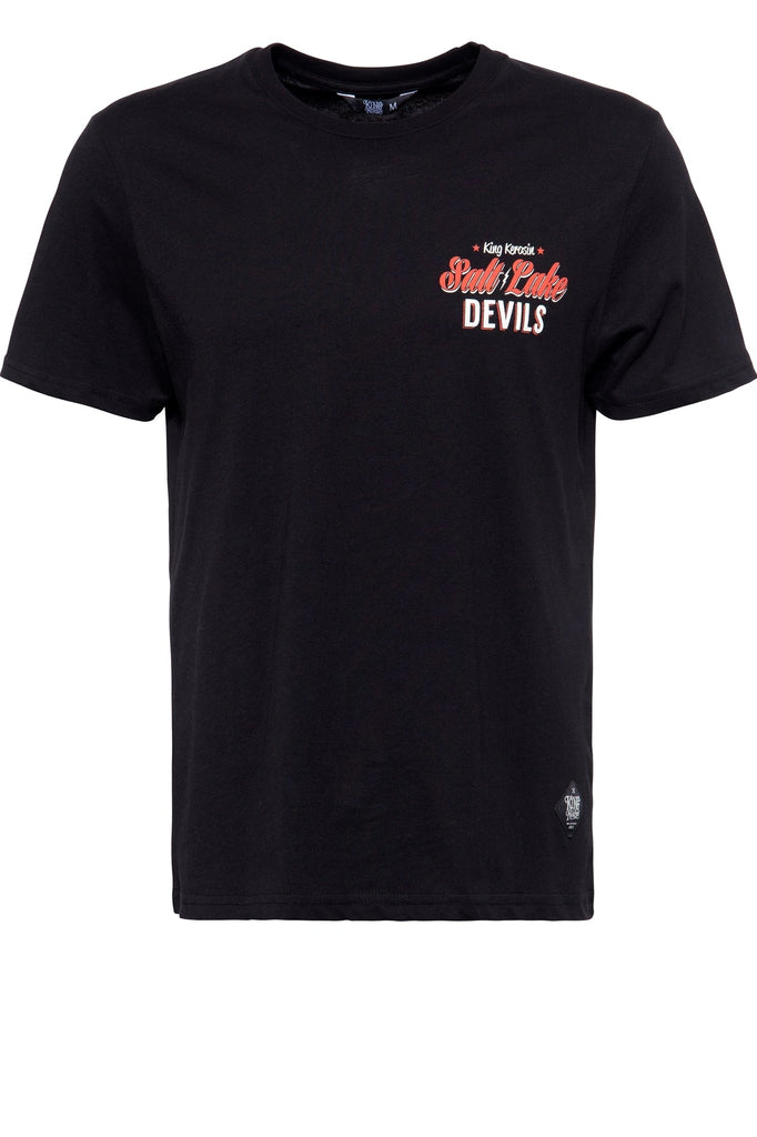 King Kerosin - T-Shirt mit coolem Backprint «Salt Lake Devils»