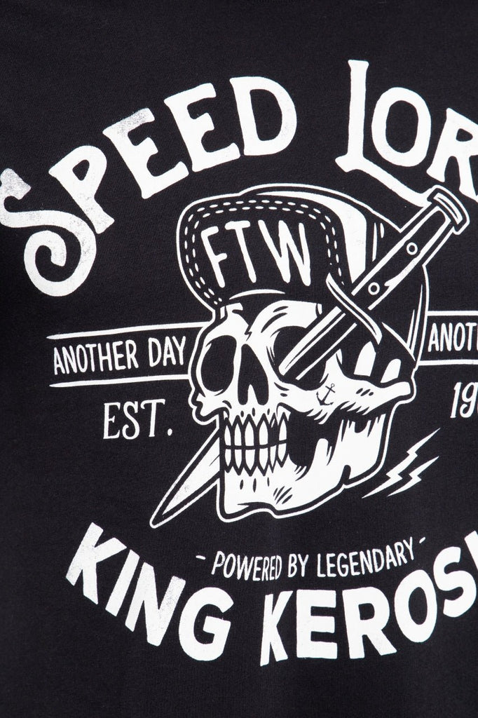 King Kerosin - T-Shirt mit coolem Frontprint «Speed Lords»