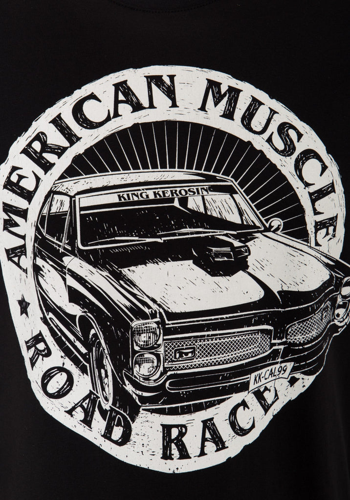 King Kerosin - T-Shirt mit Front Print »American Muscle« «American Muscle»