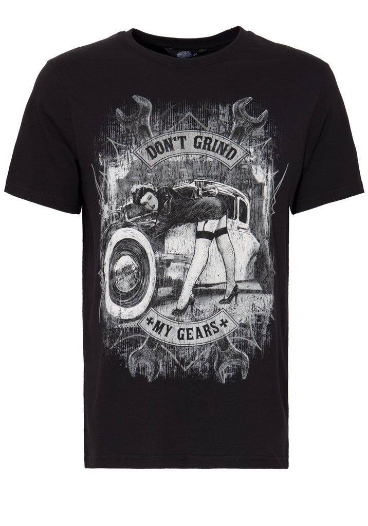 King Kerosin - T-Shirt mit Front Print »Don´t Grind« «Don´t Grind»