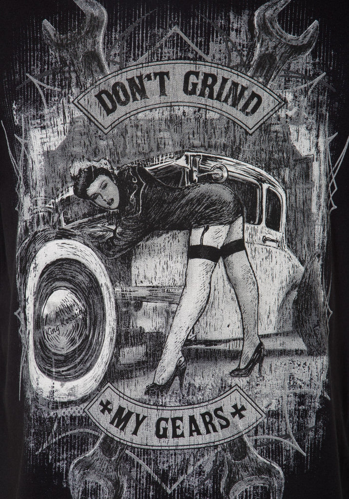 King Kerosin - T-Shirt mit Front Print »Don´t Grind« «Don´t Grind»