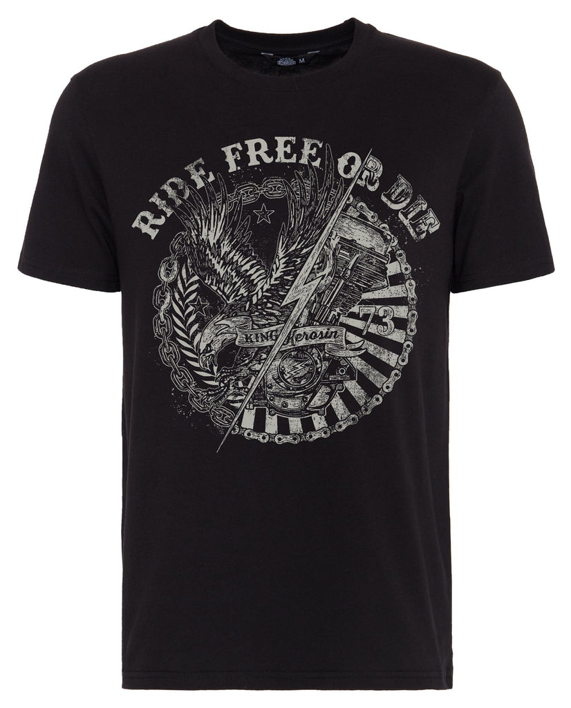 King Kerosin - T-Shirt mit Front Print »Ride Free« «Ride Free»