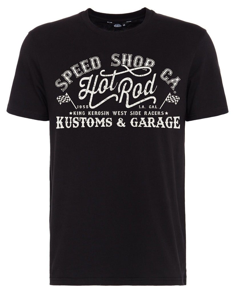 King Kerosin - T-Shirt mit Front Print »Speed Shop« «Speed Shop»