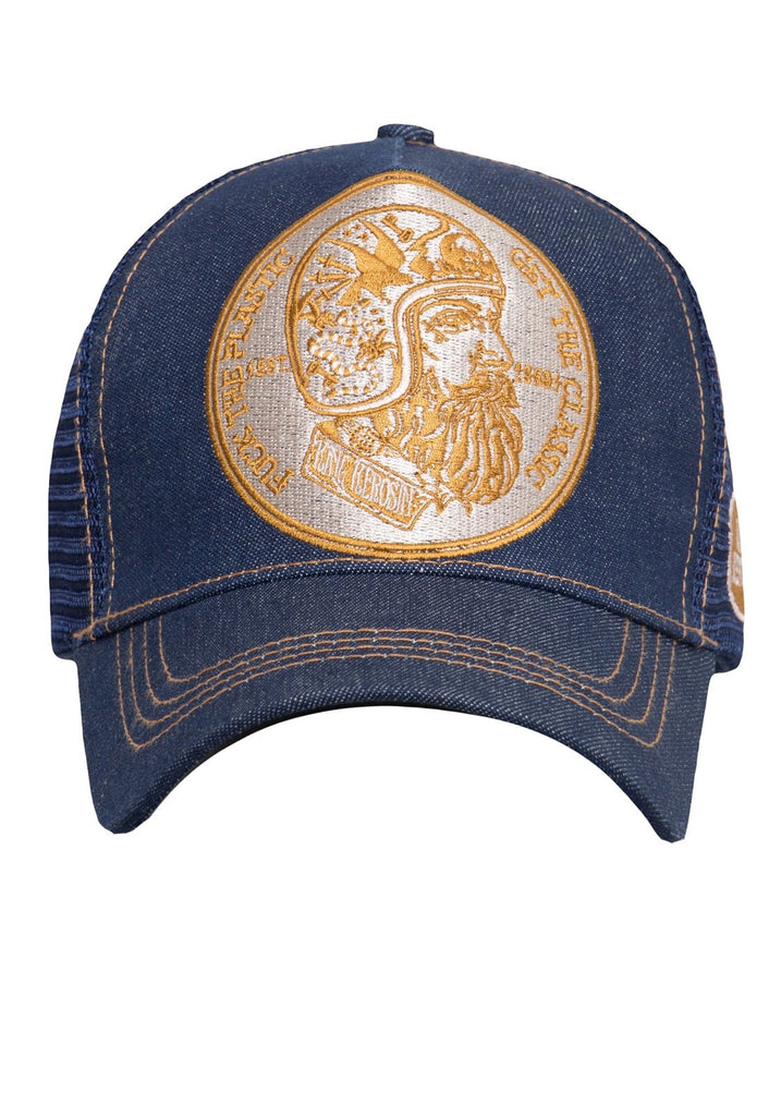 King Kerosin - Trucker Cap im Denim - Look