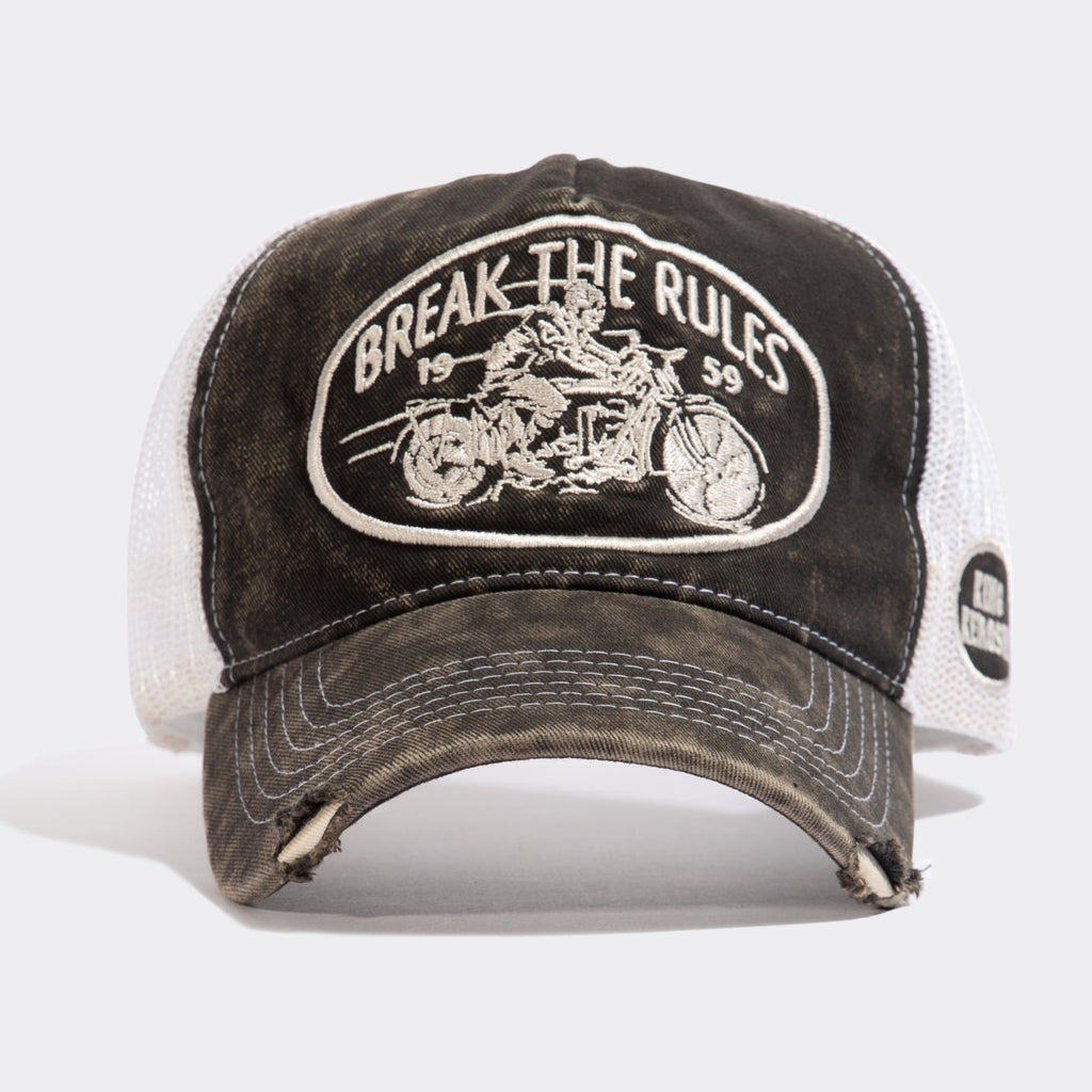 King Kerosin - Trucker Cap im Used - Look «Break the Rules»