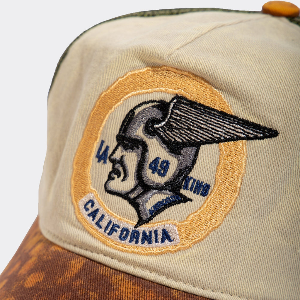 King Kerosin - Trucker Cap im Used - Look «California»