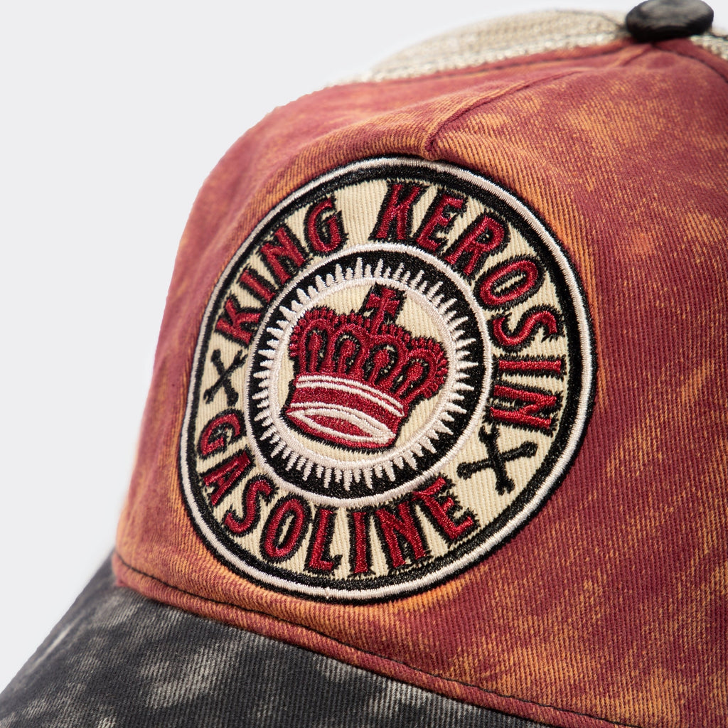 King Kerosin - Trucker Cap im Used - Look «Gasoline»