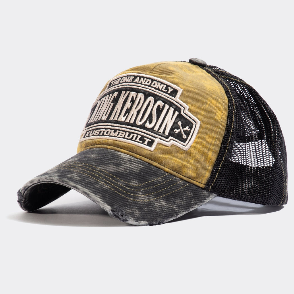 King Kerosin - Trucker Cap im Used - Look «Kustom Built»