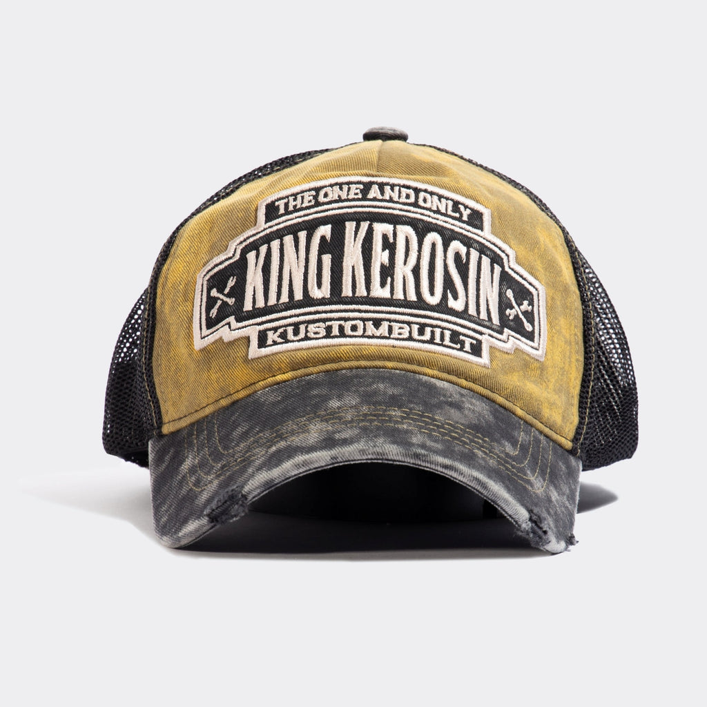 King Kerosin - Trucker Cap im Used - Look «Kustom Built»