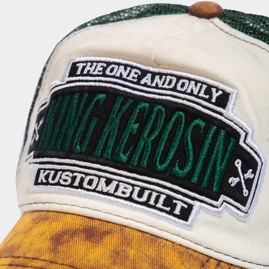 King Kerosin - Trucker Cap im Used - Look «Kustombuilt»