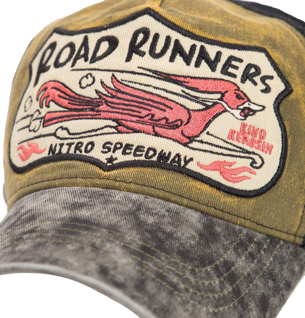 King Kerosin - Trucker Cap im Used Look mit seitlichem Patch»Road Runners «Road Runners»