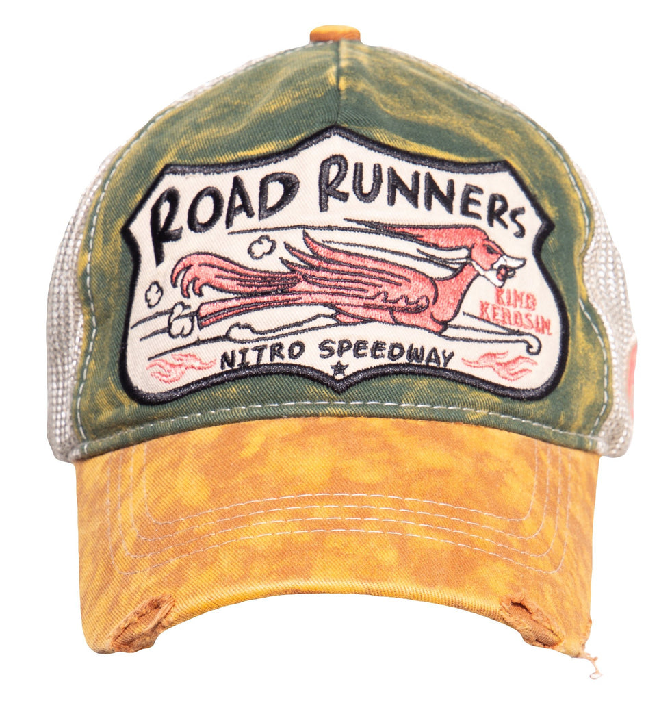 King Kerosin - Trucker Cap im Used - Look «Road Runners»