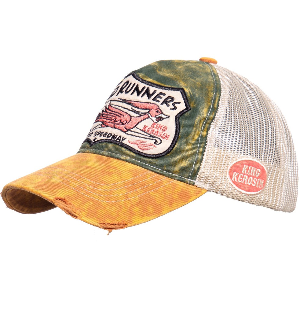 King Kerosin - Trucker Cap im Used - Look «Road Runners»