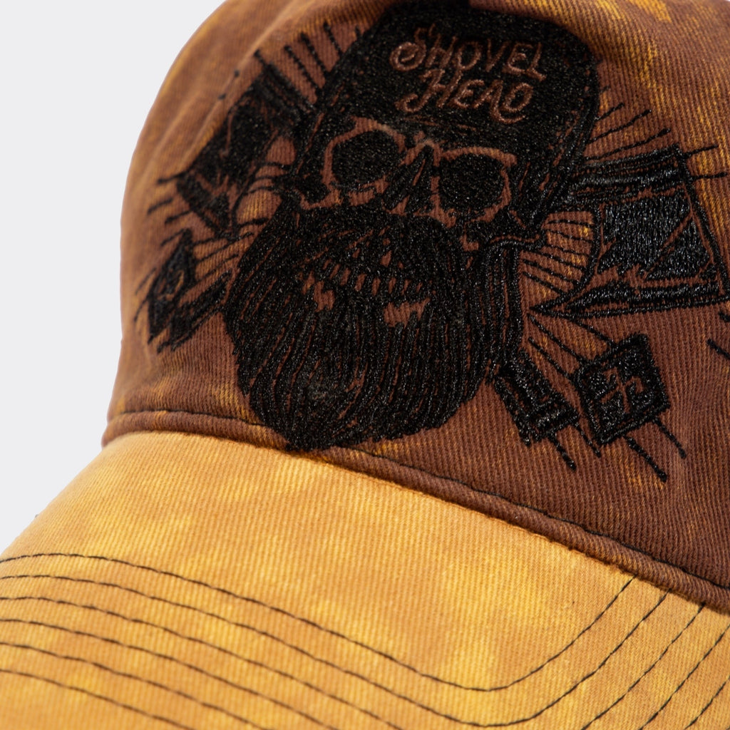 King Kerosin - Trucker Cap im Used - Look «Shovel Head»