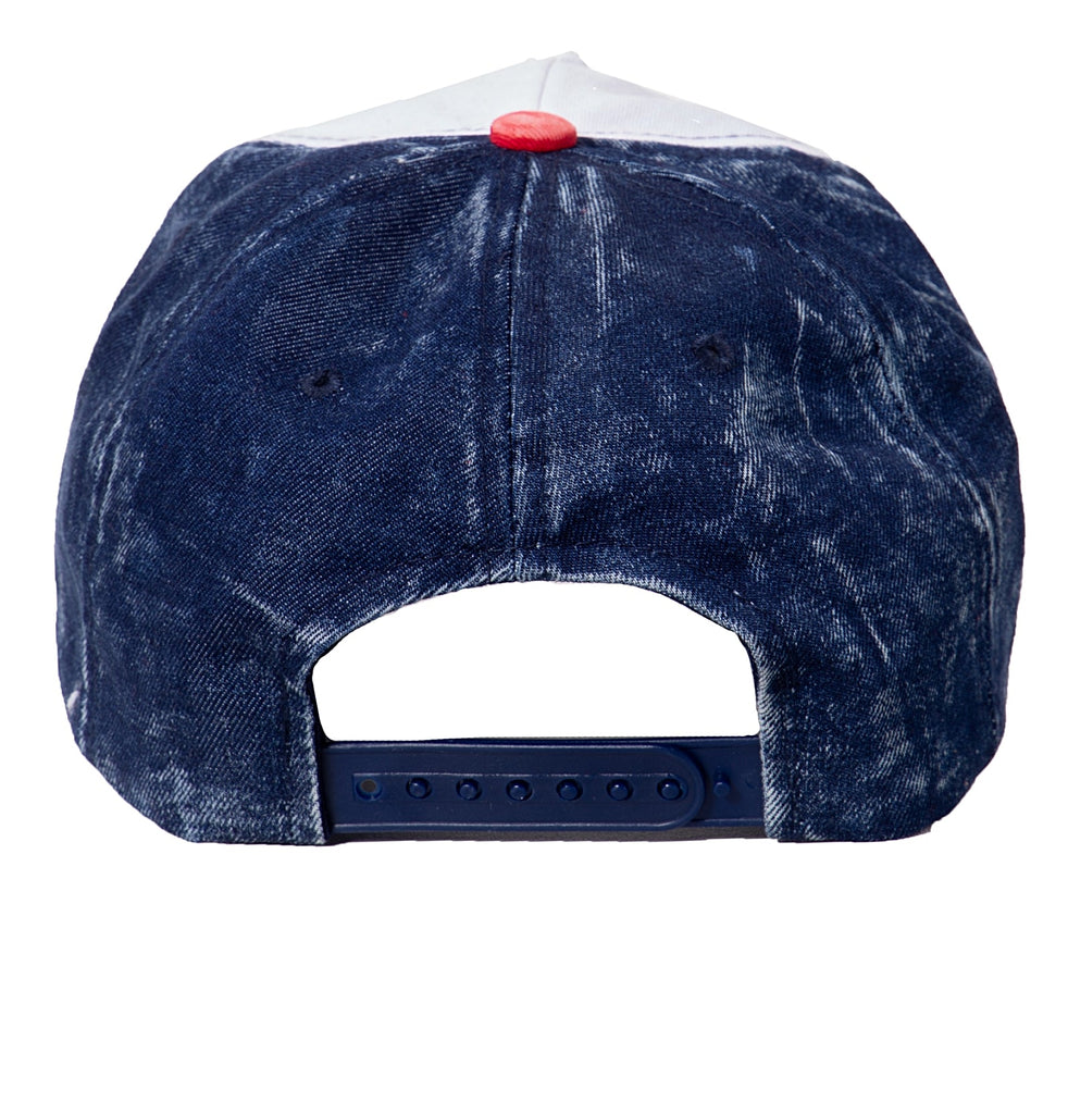 King Kerosin - Trucker Cap im Vintage Denim Look «Ride Fast»