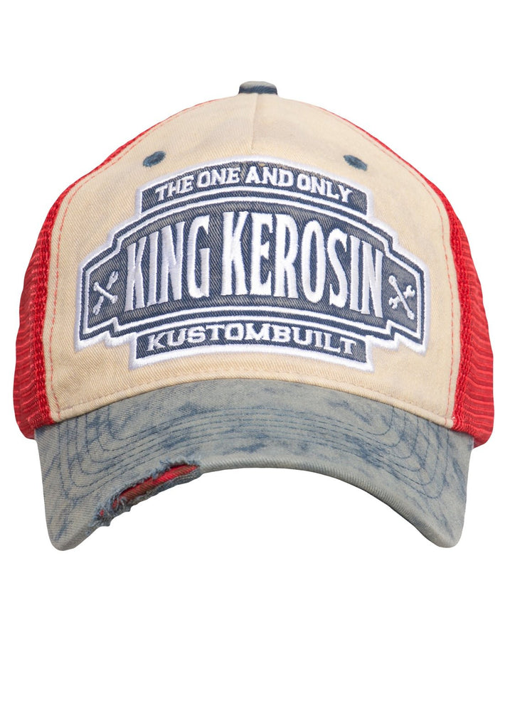 King Kerosin - Trucker Cap im Vintage - Look