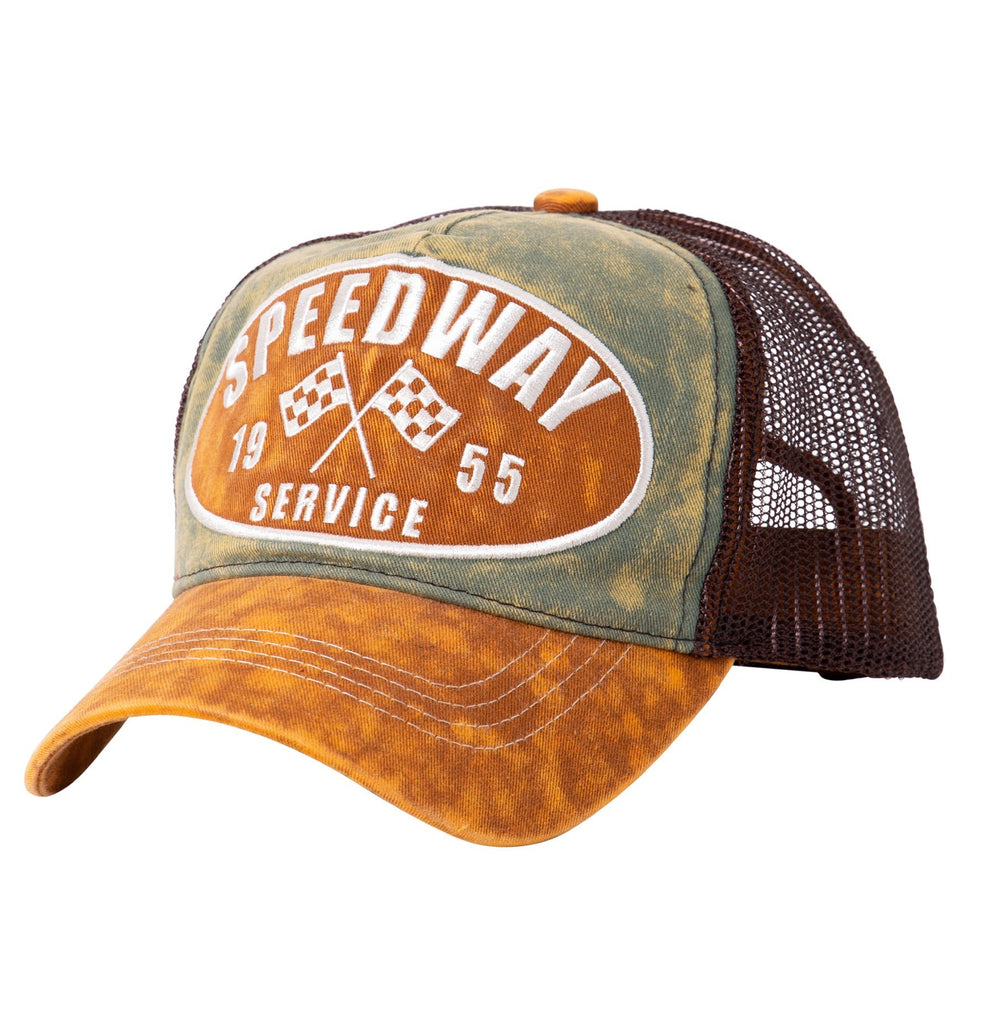 King Kerosin - Trucker Cap mit cooler Vintage - Waschung «Speedway»