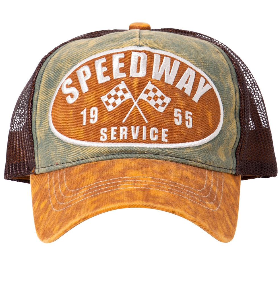 King Kerosin - Trucker Cap mit cooler Vintage - Waschung «Speedway»