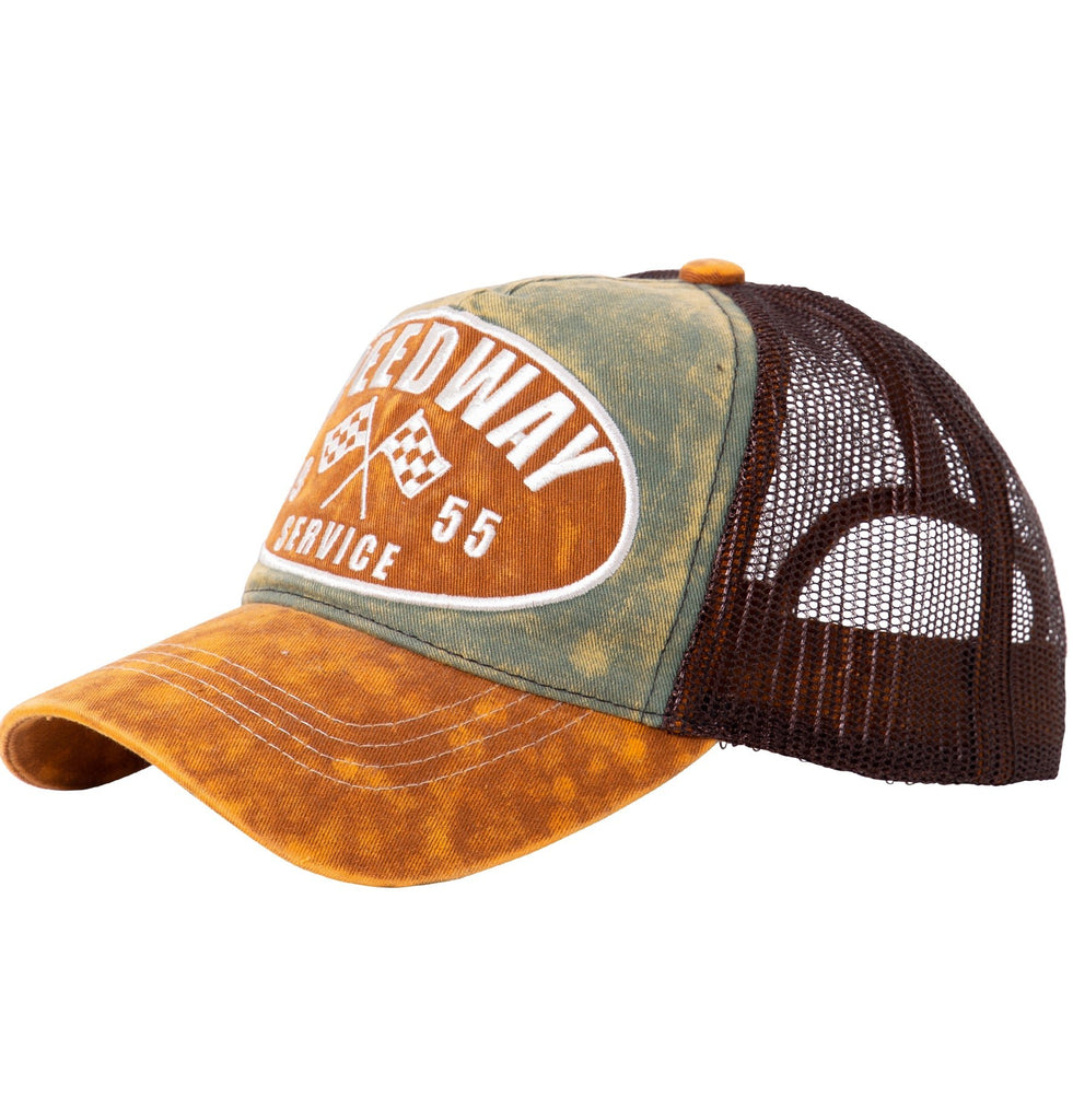 King Kerosin - Trucker Cap mit cooler Vintage - Waschung «Speedway»