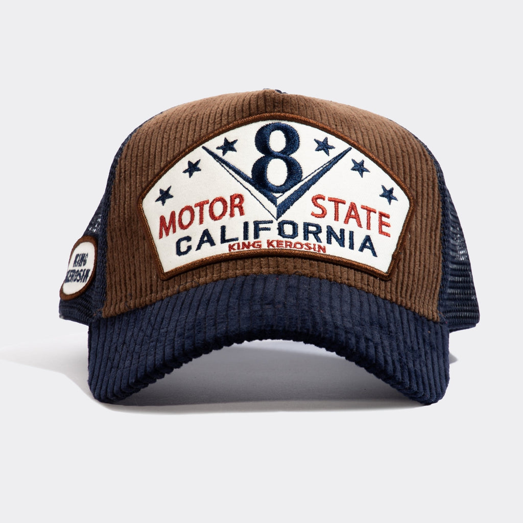 King Kerosin - Trucker Cap mit Cord - Front «Motor State»