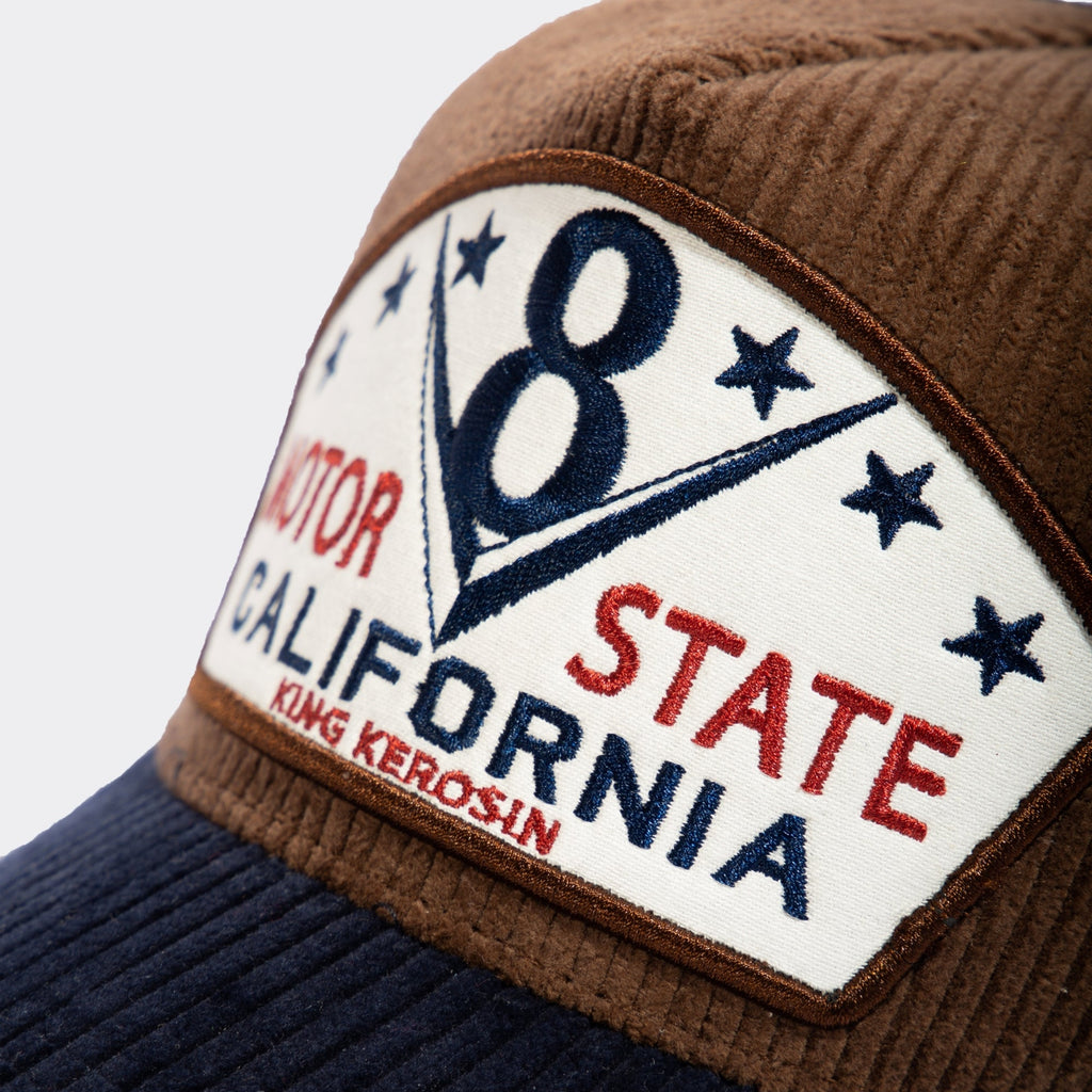 King Kerosin - Trucker Cap mit Cord - Front «Motor State»