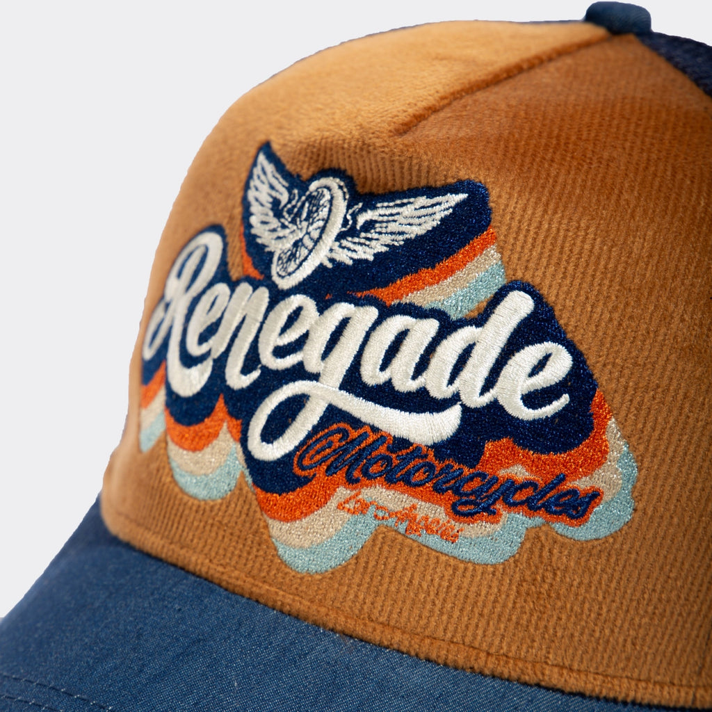 King Kerosin - Trucker Cap mit Cord - Front «Renegade»