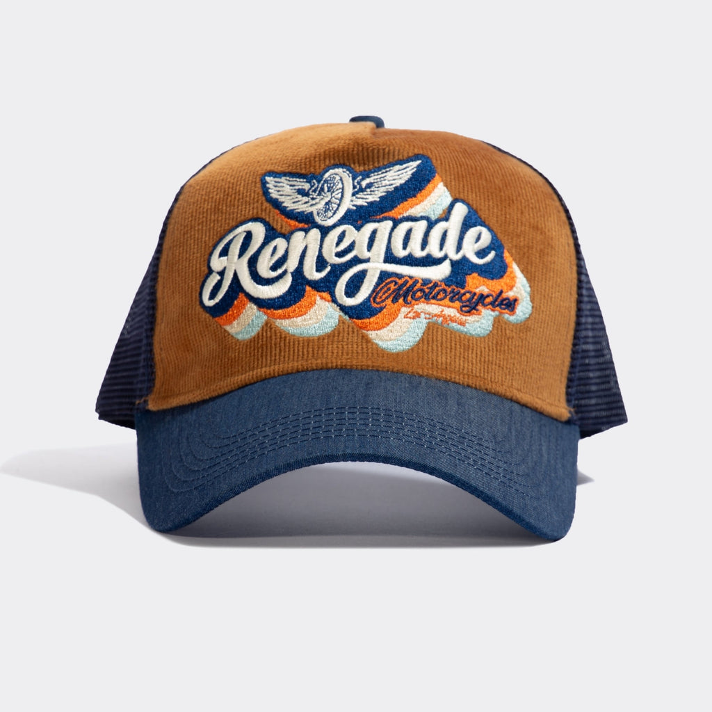 King Kerosin - Trucker Cap mit Cord - Front «Renegade»