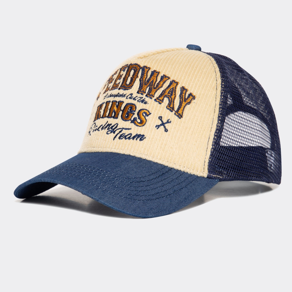 King Kerosin - Trucker Cap mit Cord - Front «Speedway Kings»