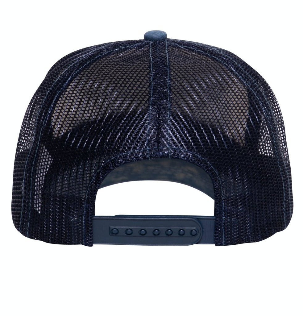 King Kerosin - Trucker Cap mit Enzymwash und erhabener Stickerei «Since 1955»