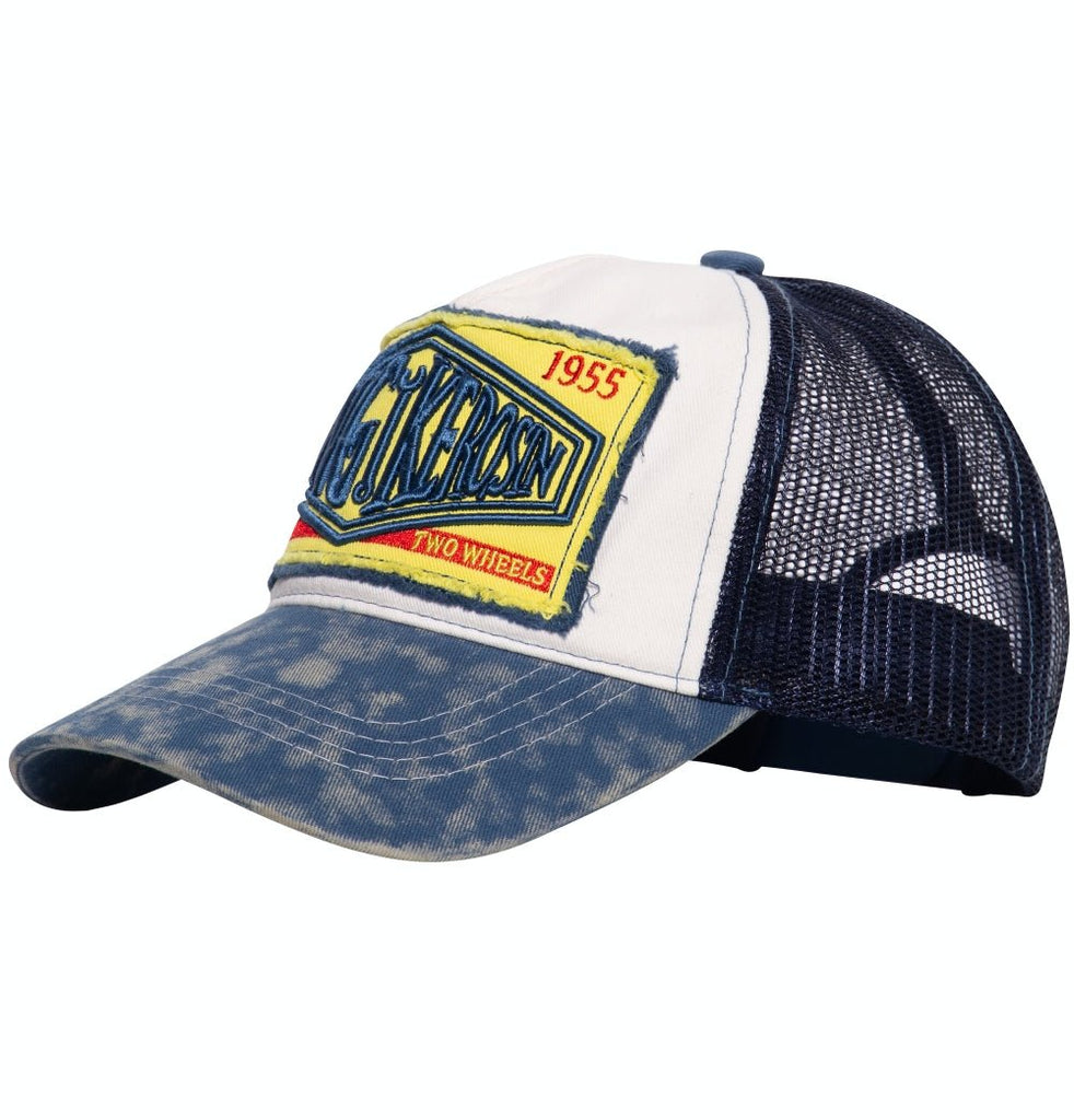 King Kerosin - Trucker Cap mit Enzymwash und erhabener Stickerei «Since 1955»