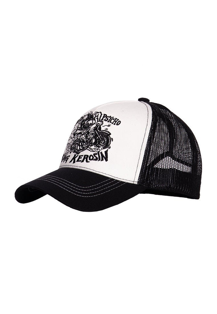 King Kerosin - Trucker Cap mit kontrastierender Stickerei «Motorpsycho»