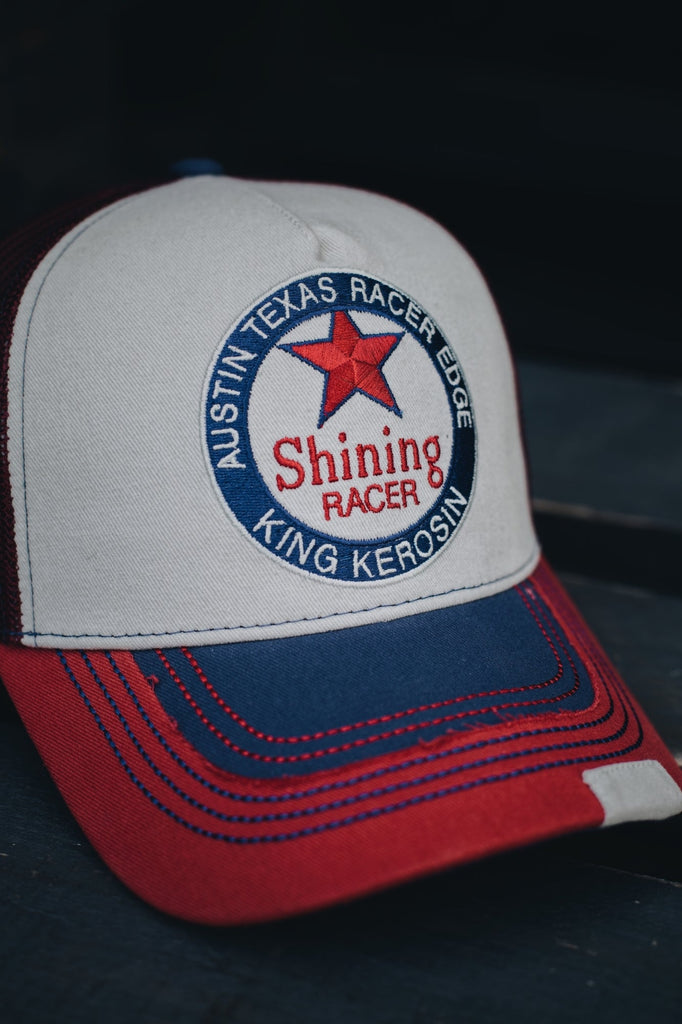 King Kerosin - Trucker Cap mit kontrastierender Stickerei «Shining»