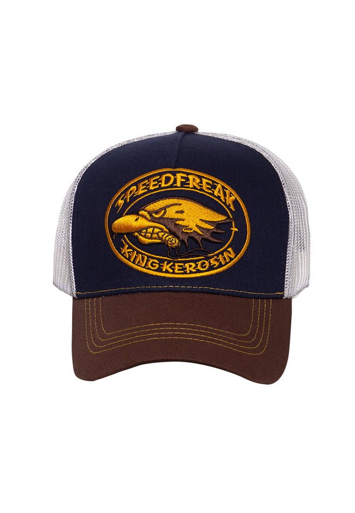 King Kerosin - Trucker Cap mit kontrastierender Stickerei «Speedfreak»