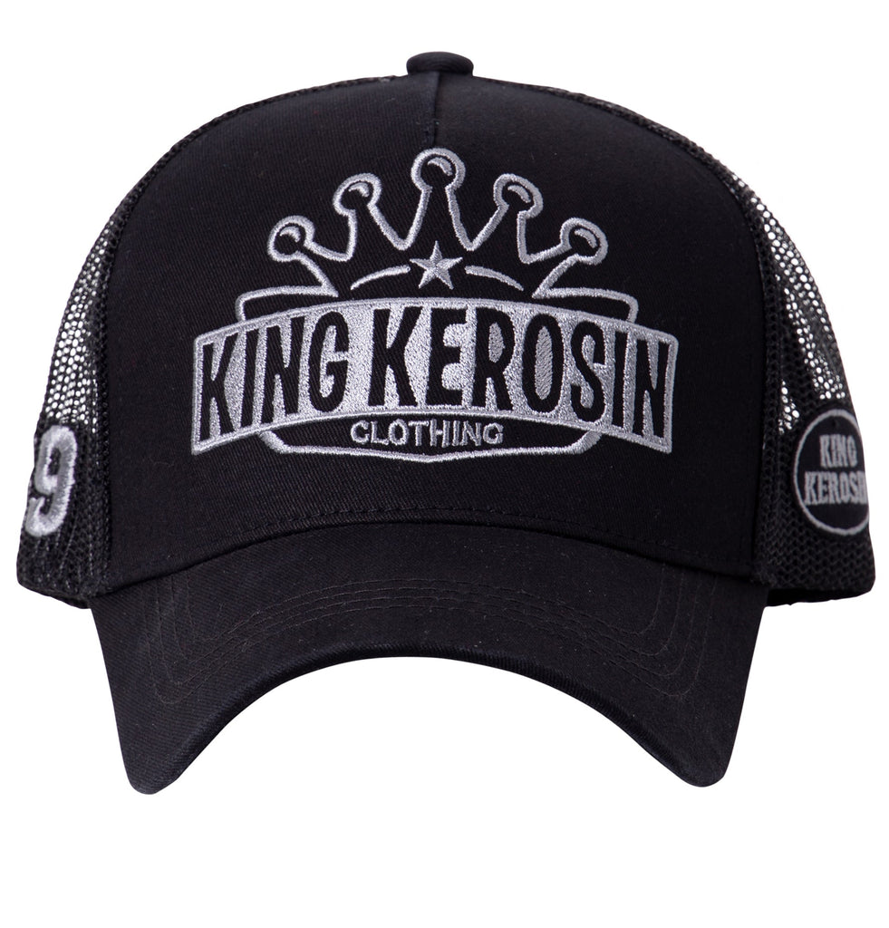 King Kerosin - Trucker Cap mit Label Stickerei