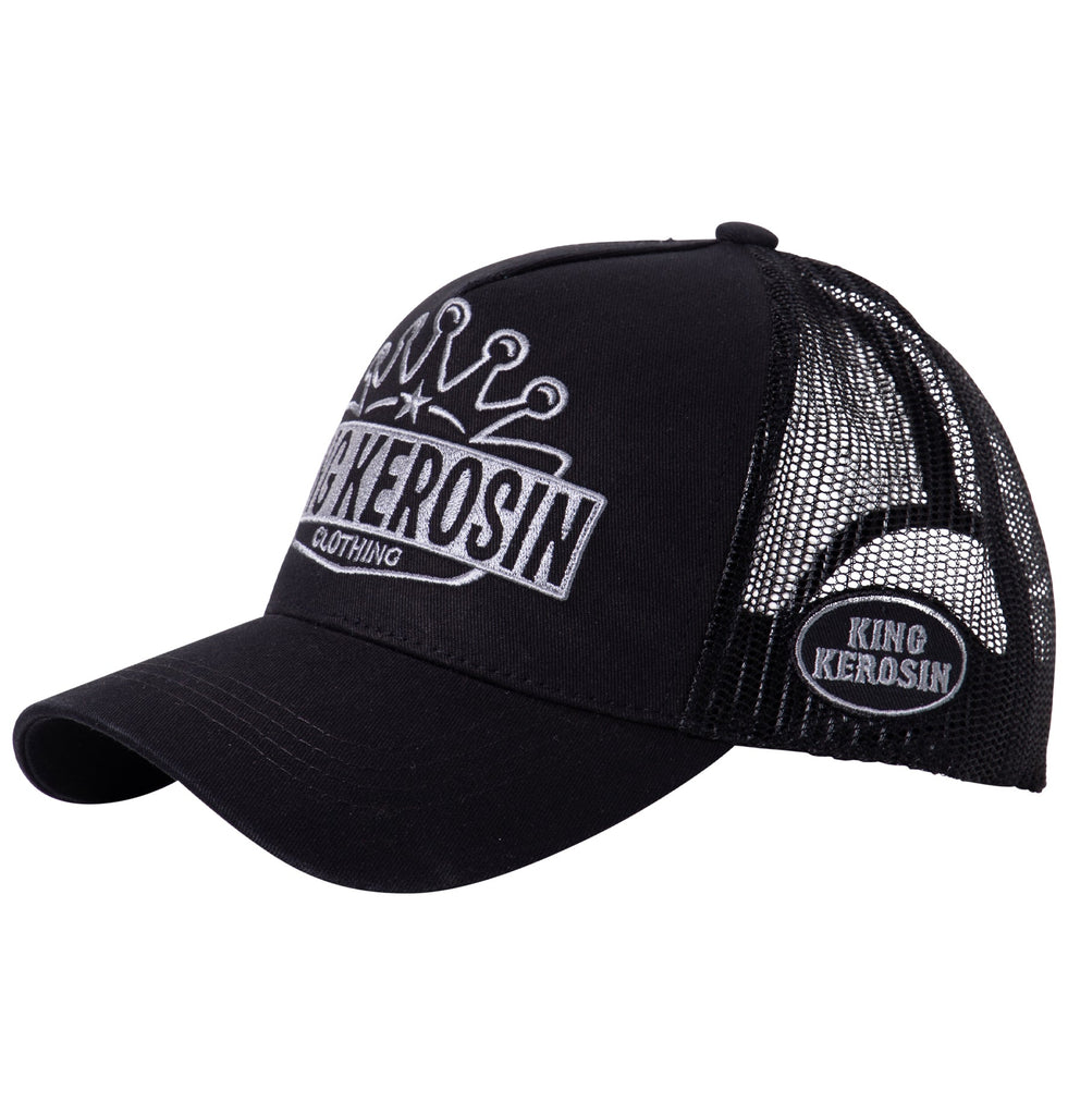 King Kerosin - Trucker Cap mit Label Stickerei