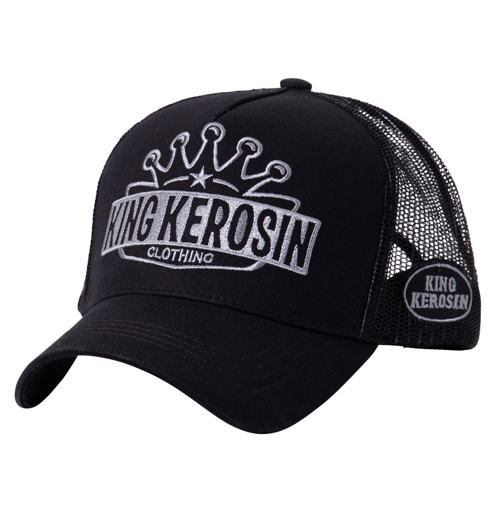 King Kerosin - Trucker Cap mit Label Stickerei