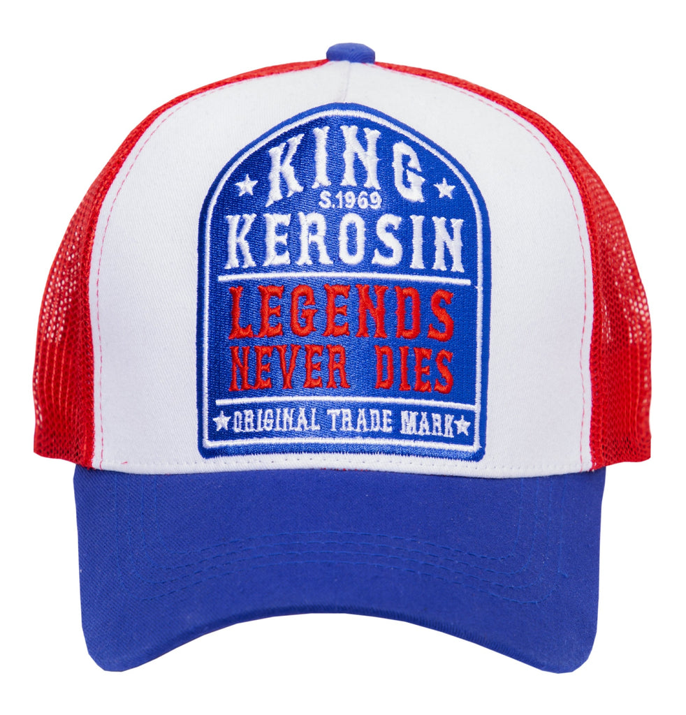 King Kerosin - Trucker Cap mit Mesh - Einsatz «Legends never die»