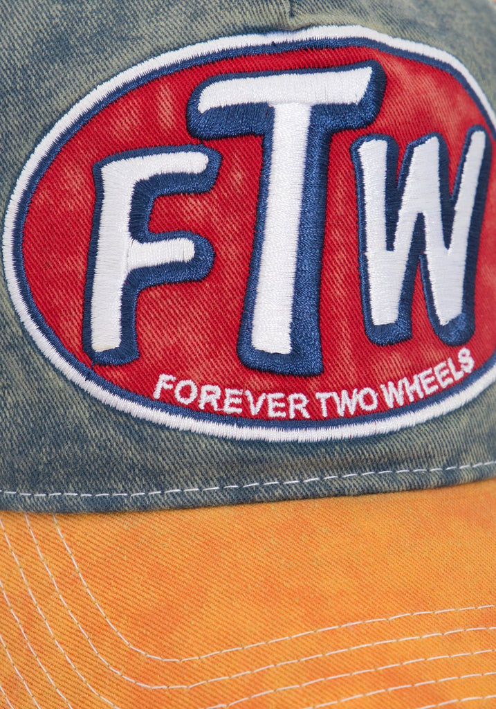 King Kerosin - Trucker Cap mit Patch vorne «Forever Two Wheels»